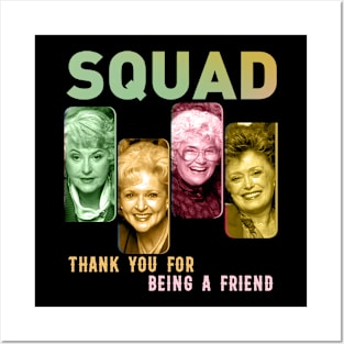 golden girls squad Posters and Art